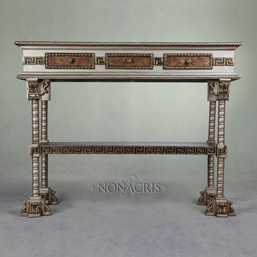 Byzantium Console Table ASB+SBL (Antique Silver Brown + Sienna Bronze Light)