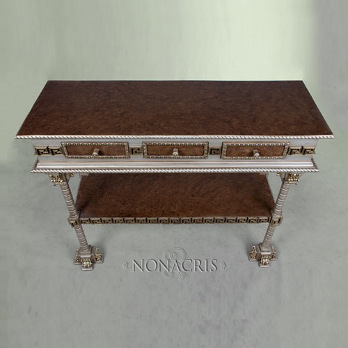 Byzantium Console Table ASB+SBL (Antique Silver Brown + Sienna Bronze Light)
