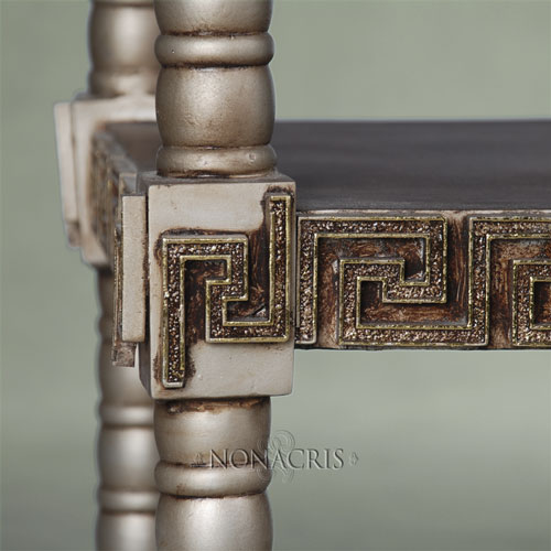 Byzantium Console Table ASB+SBL (Antique Silver Brown + Sienna Bronze Light)